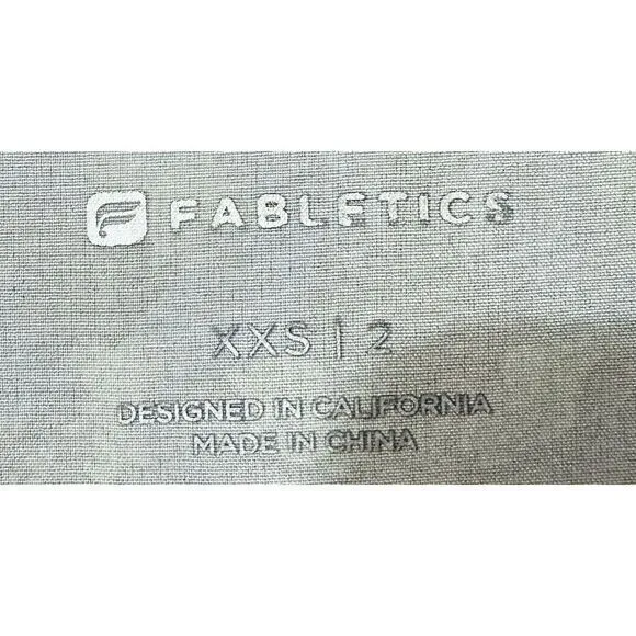 Fabletics Ninety Six Windbreaker Blue Lava Full Zip Jacket Size‎ XXS Pockets - Image 4