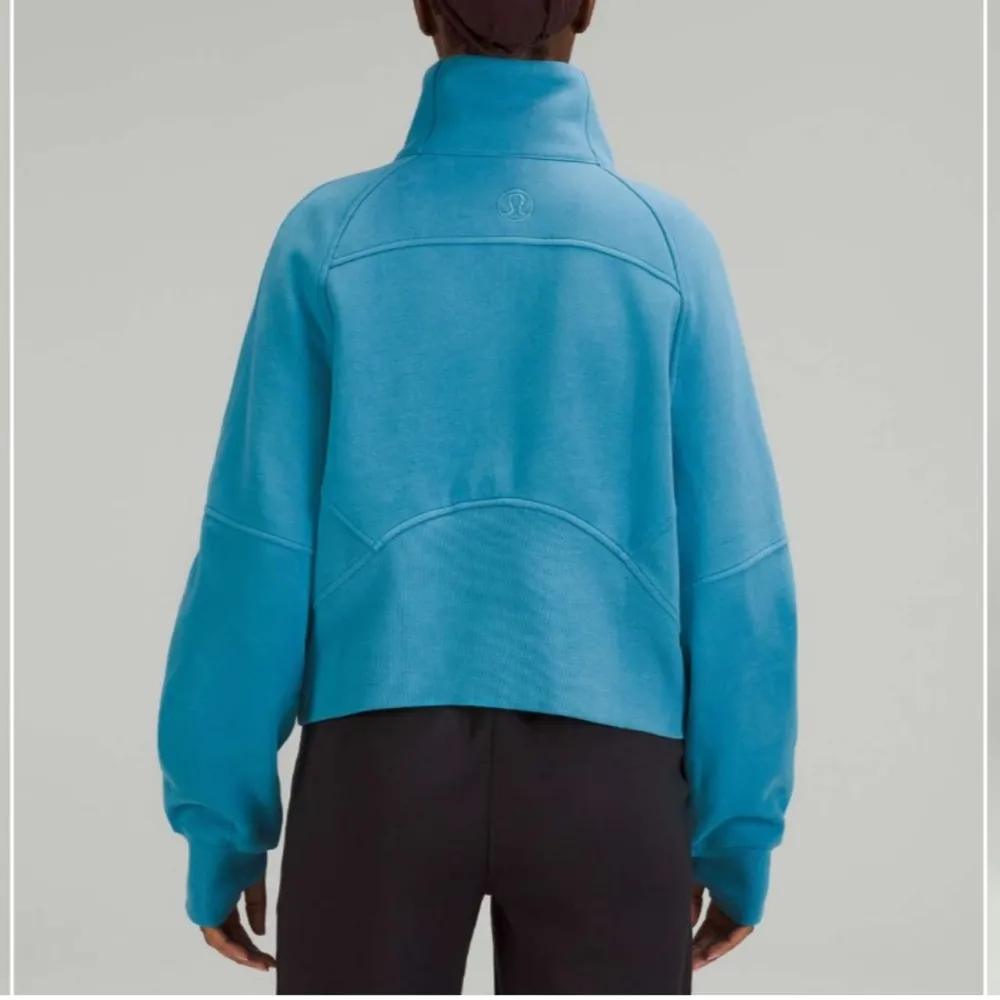 Scuba Oversized Funnel Neck Half Zip- Oceanic- XS/S - Image 8