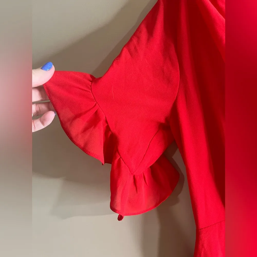 Lulus red salsa style dress size xs - Image 3