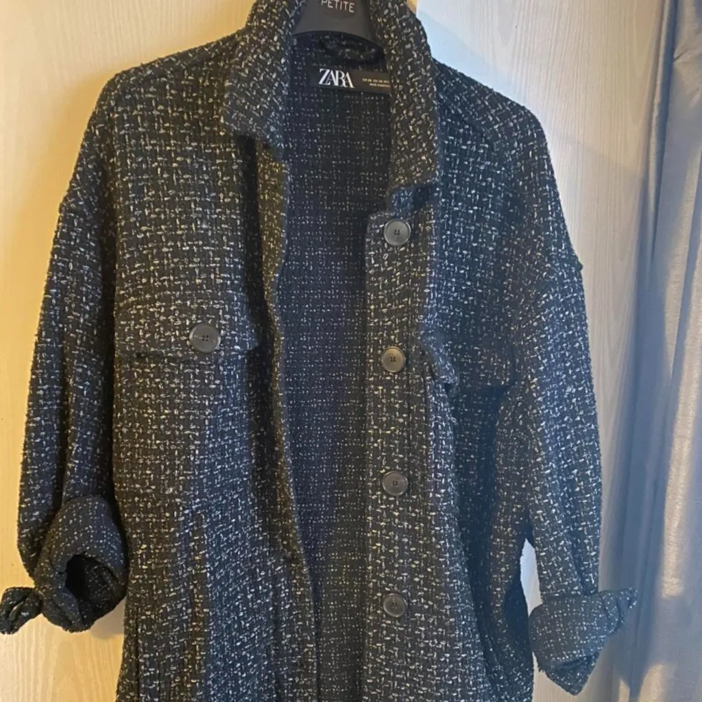 Zara Textured Oversize Shirt - Image 3