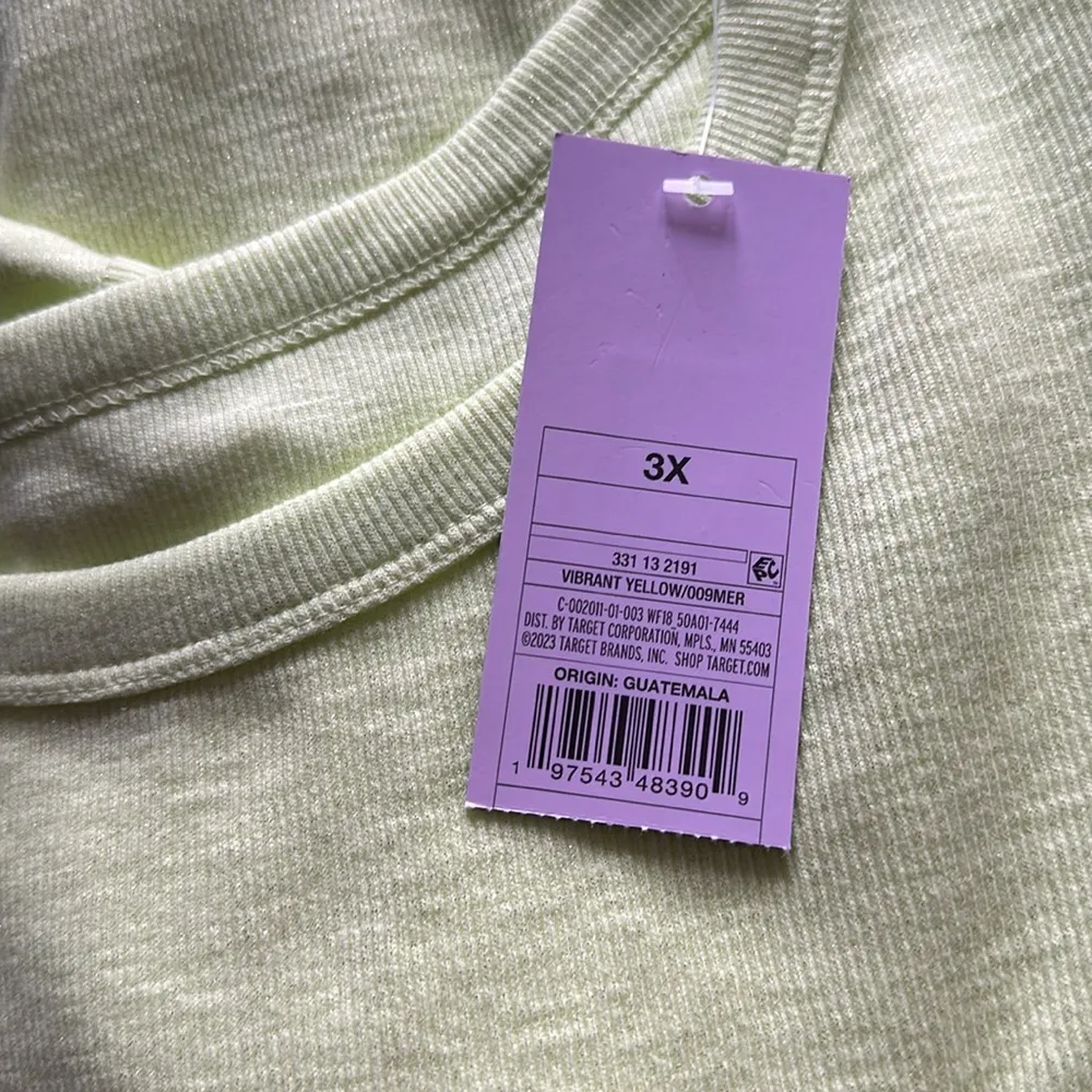 Wild Fable New Vibrant Yellow Long Sleeve Top Size 3X - Image 5