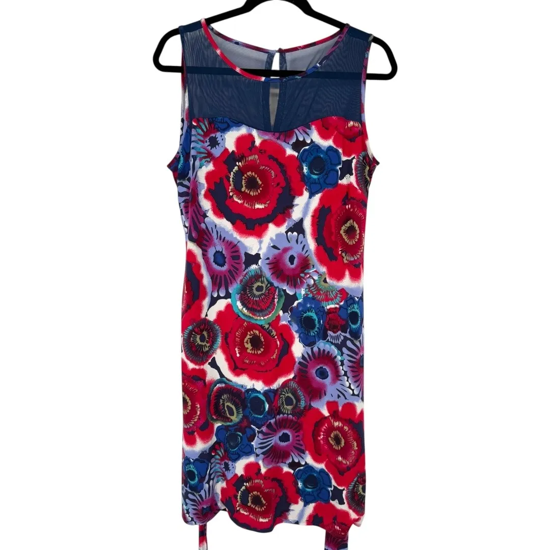 Miraclesuit Sleeveless Floral‎ Everyday Shapewear Dress Coverup Size 10 - Image 4