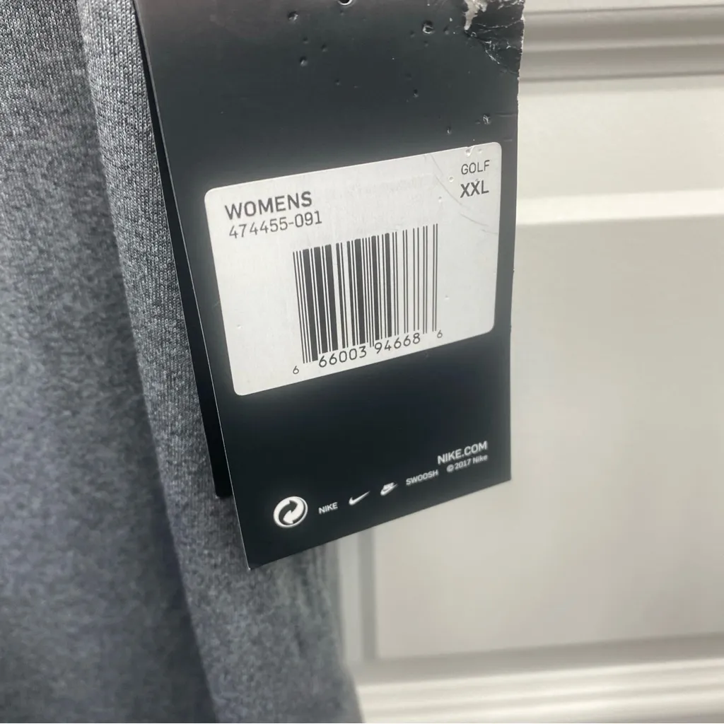 Nike Golf Polo Illinois Fighting Illini Dri-Fit Gray 2XL XXL Women’s Top Shirt - Image 4