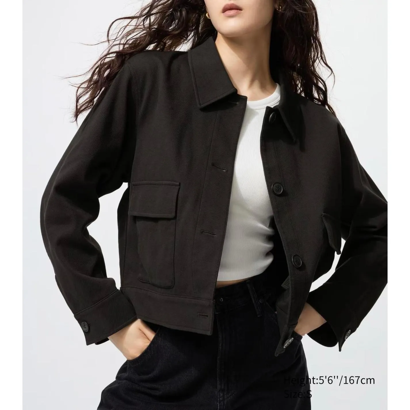 Uniqlo Jersey Relaxed Jacket Black NWT XL - Image 2