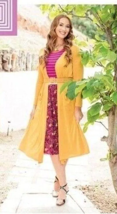 LULA ROE Elegant Sarah Black & Silver Metallic Longline Duster Cardigan, Large - Image 7