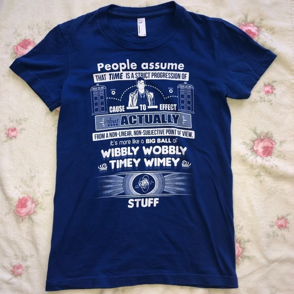 Blue Ladies Doctor Who T SZ S - Image 6