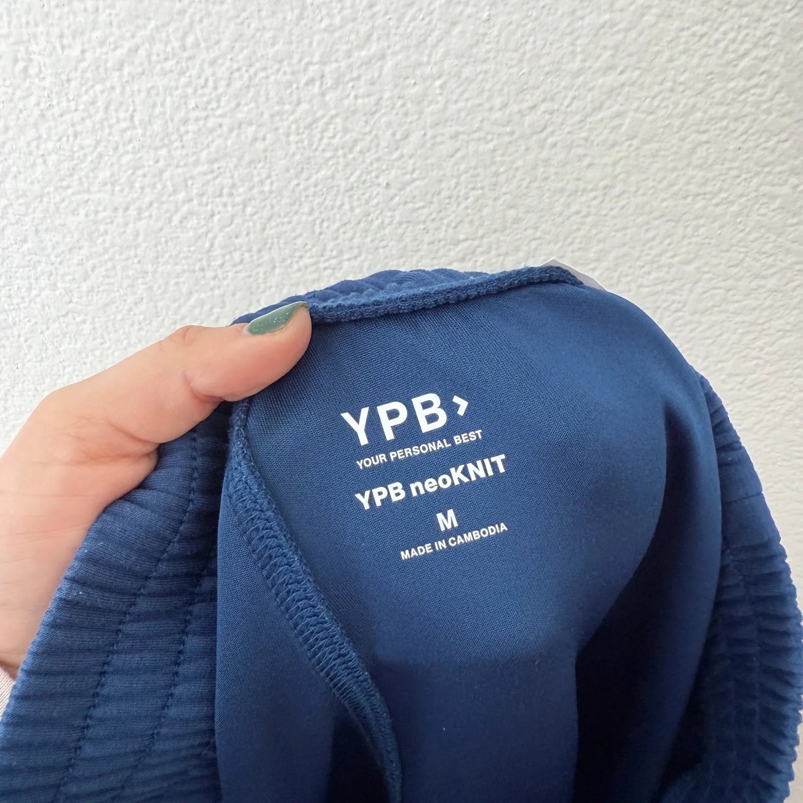 [YPB] Blue NeoKint High Rise Elastic Waist Baggy Sweatpants Lounge Size Medium M - Image 11