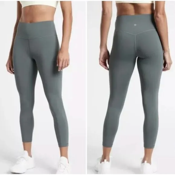 ATHLETA Elation Train 7/8 Tight Metropolis Grey Leggings Size Large Tall - Image 2