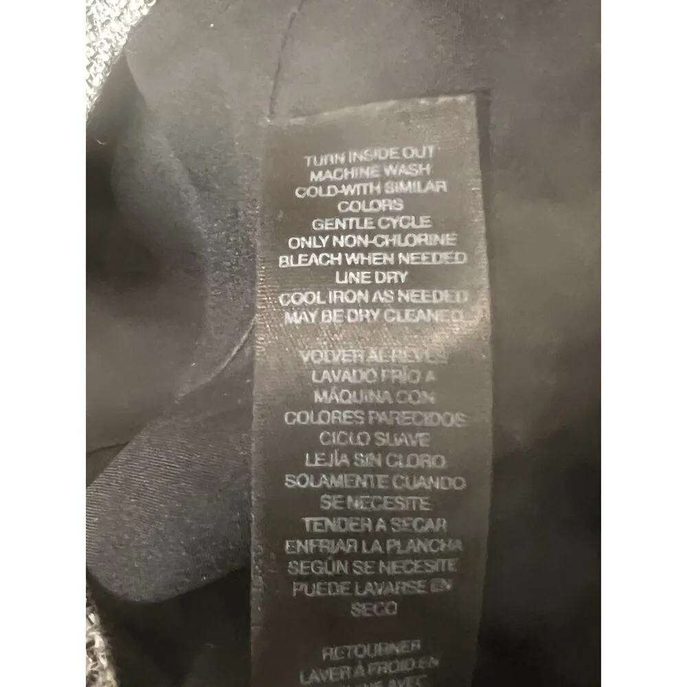 Banana Republic dress size 8 tweed grey/black Classic core,  Dark academia - Image 7