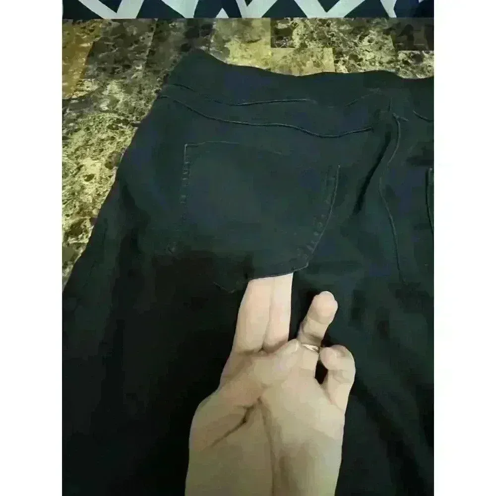 Van Heusen Size 10 Women’s Stretch Pants with small deficit Black - Image 6