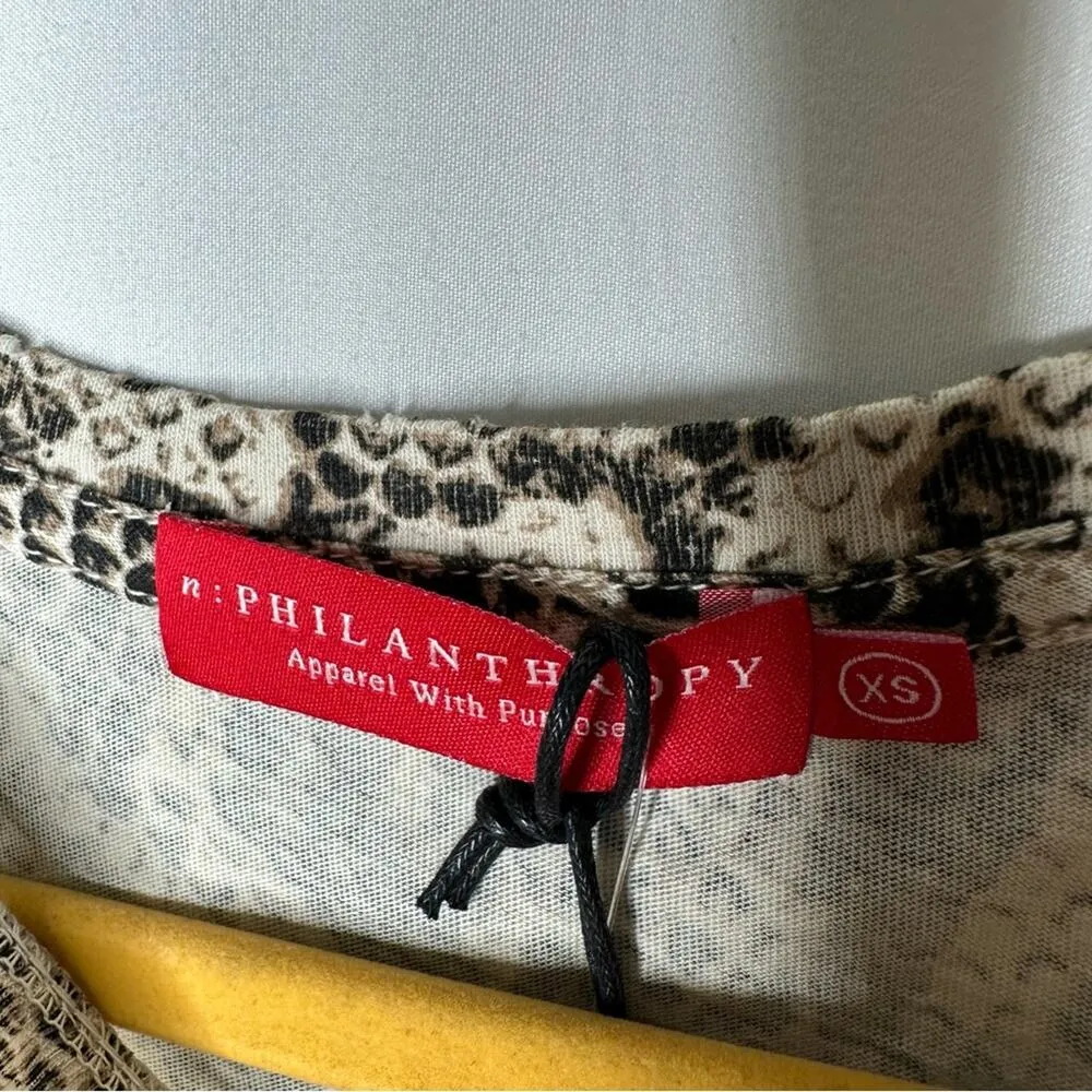 n:philanthropy  Atlas Tee in Sand Python NWT in Size XS - Image 3