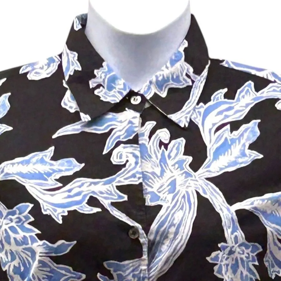 Talbots Vintage Button Up Shirt Black 14 - Image 3