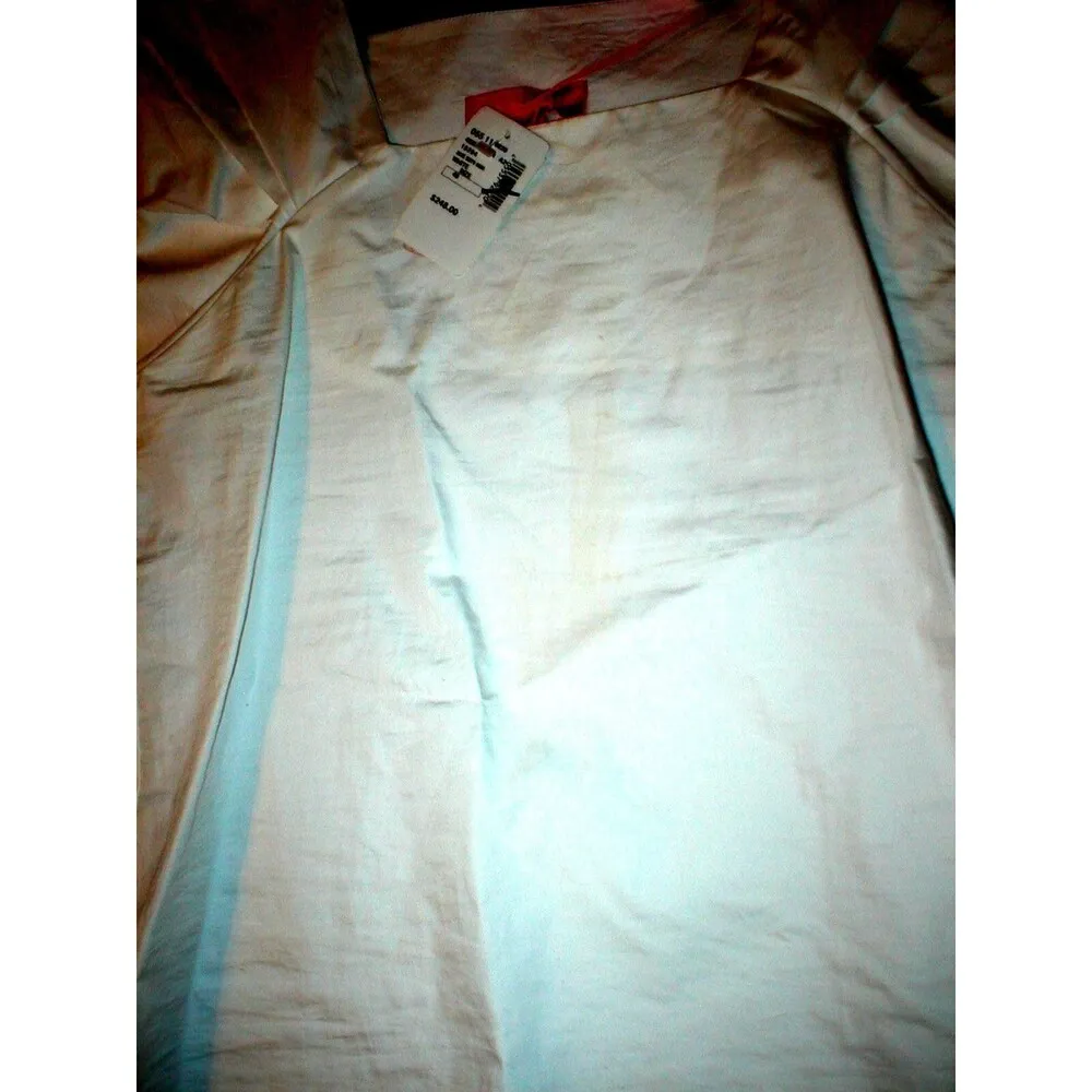 New NWT Lavia White Blouse Top 40 Womens 4 Designer SS Cotton Work Office Play Size undefined - Image 5