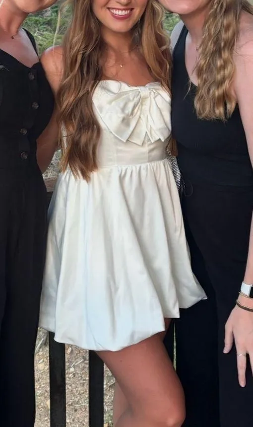 Dry Goods Dress White - Image 3