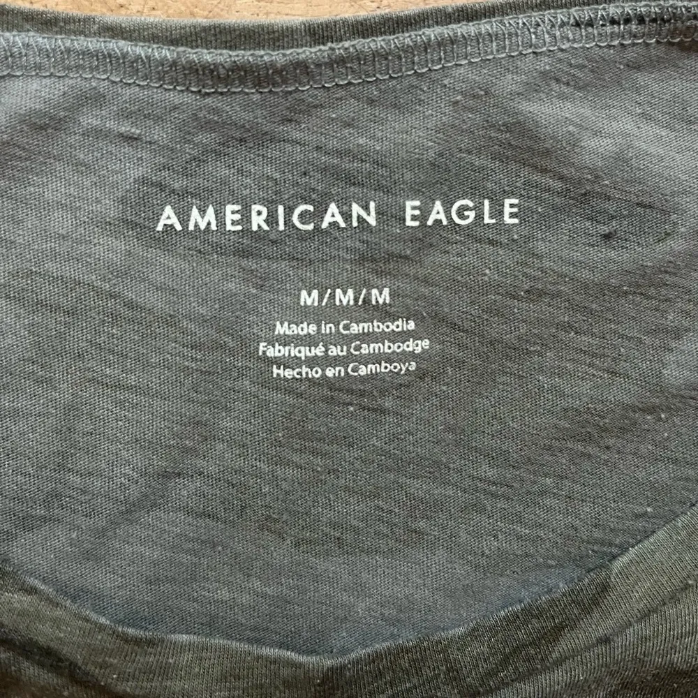 American Eagle Outfitters Camo Cropped Tee - Image 2