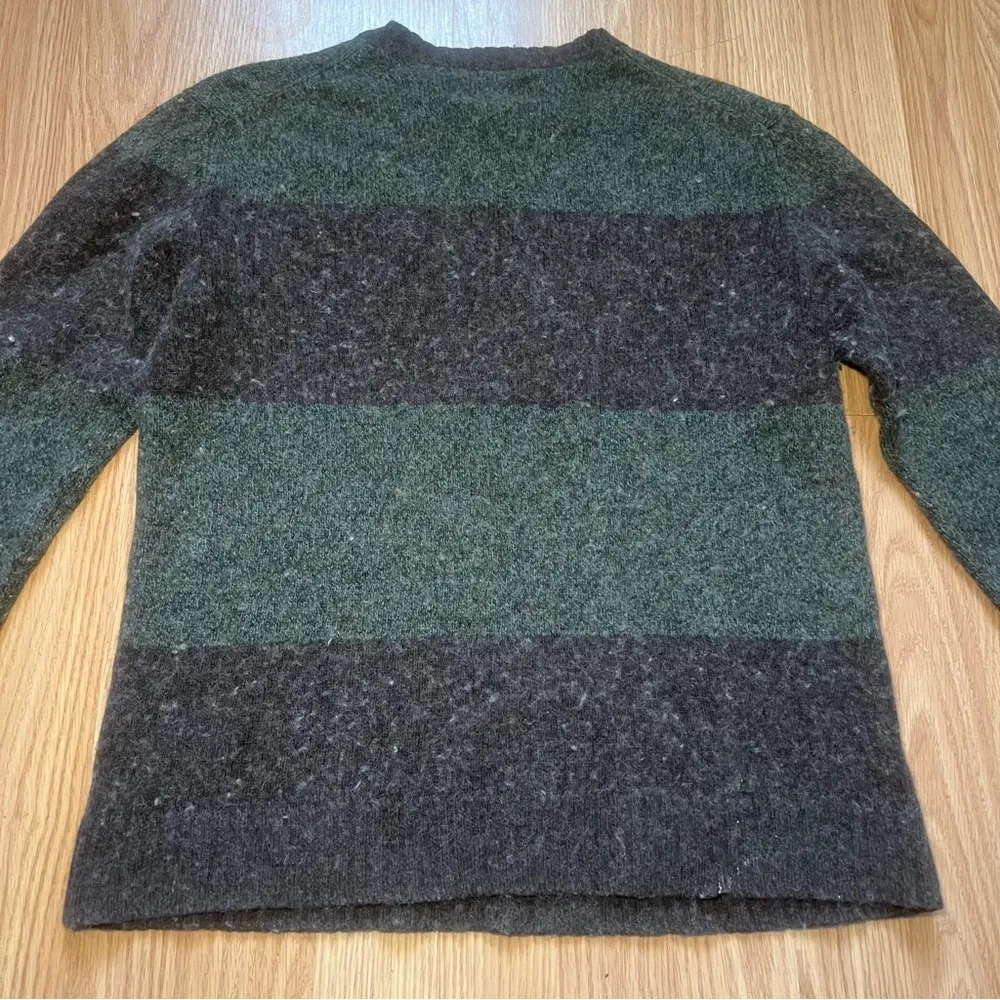 Vintage American Eagle Womens Striped Wool  Laine Blend Sweater Size XS Slim Fit - Image 11