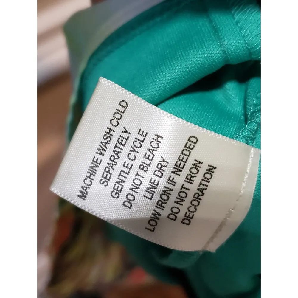 Emma & Michele Bodycon Dress Women's Medium Multi Geometric Lined Halter Neck - Image 7