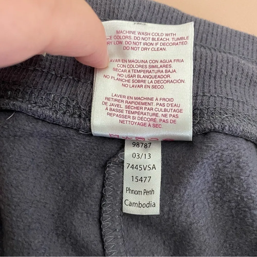 Soffe Jogger Lounge Pant Gray Small Juniors - Image 7