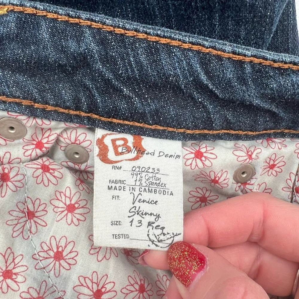 Bullhead Venice Skinny Jean 13 Blue Size undefined - Image 6