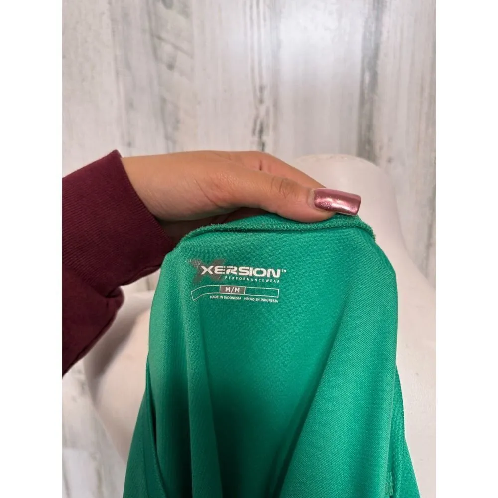 Xersion  green top - Image 2