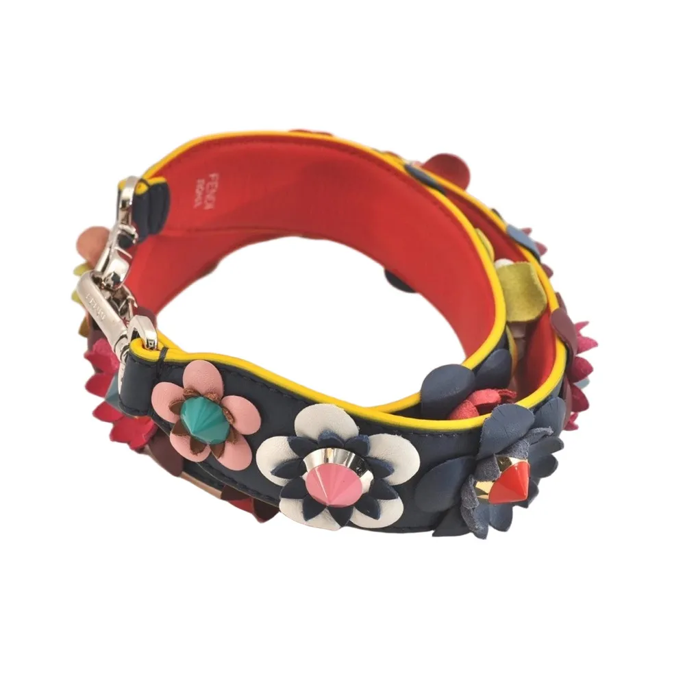 Fendi Floral Embellished Bag Strap Replacement - Multicolor - Image 3