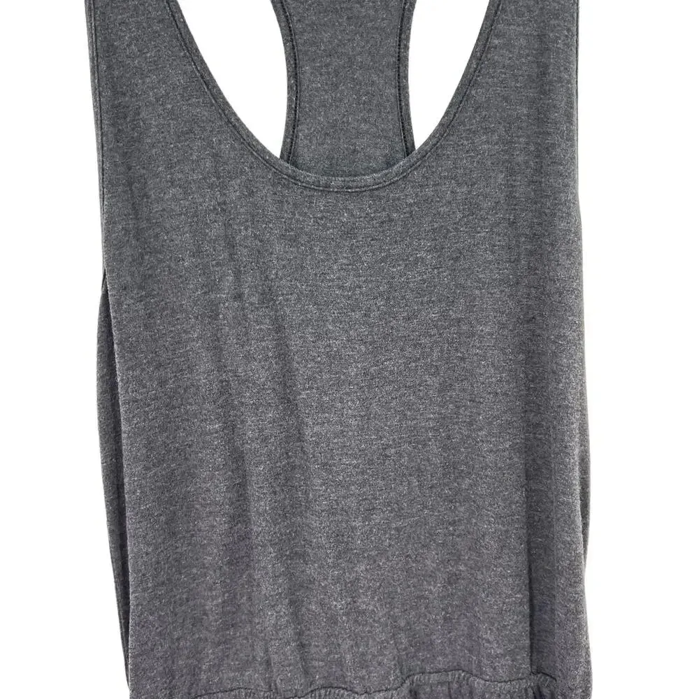 Spiritual Gangster Ruffle‎ Short Romper Charcoal Gray Sleeveless Size Medium - Image 5