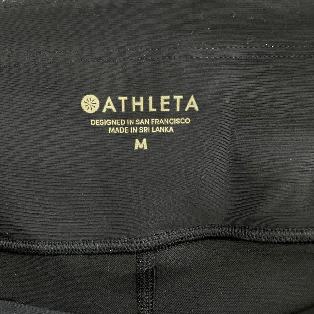 Athleta Navy Blue White Stripe Tennis Golf Athletic Skirt Skort Size M - Image 6