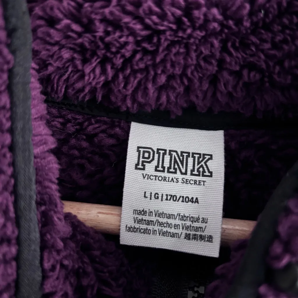 PINK Victoria's Secret Burgundy Sweater Womens Size Large - Image 7