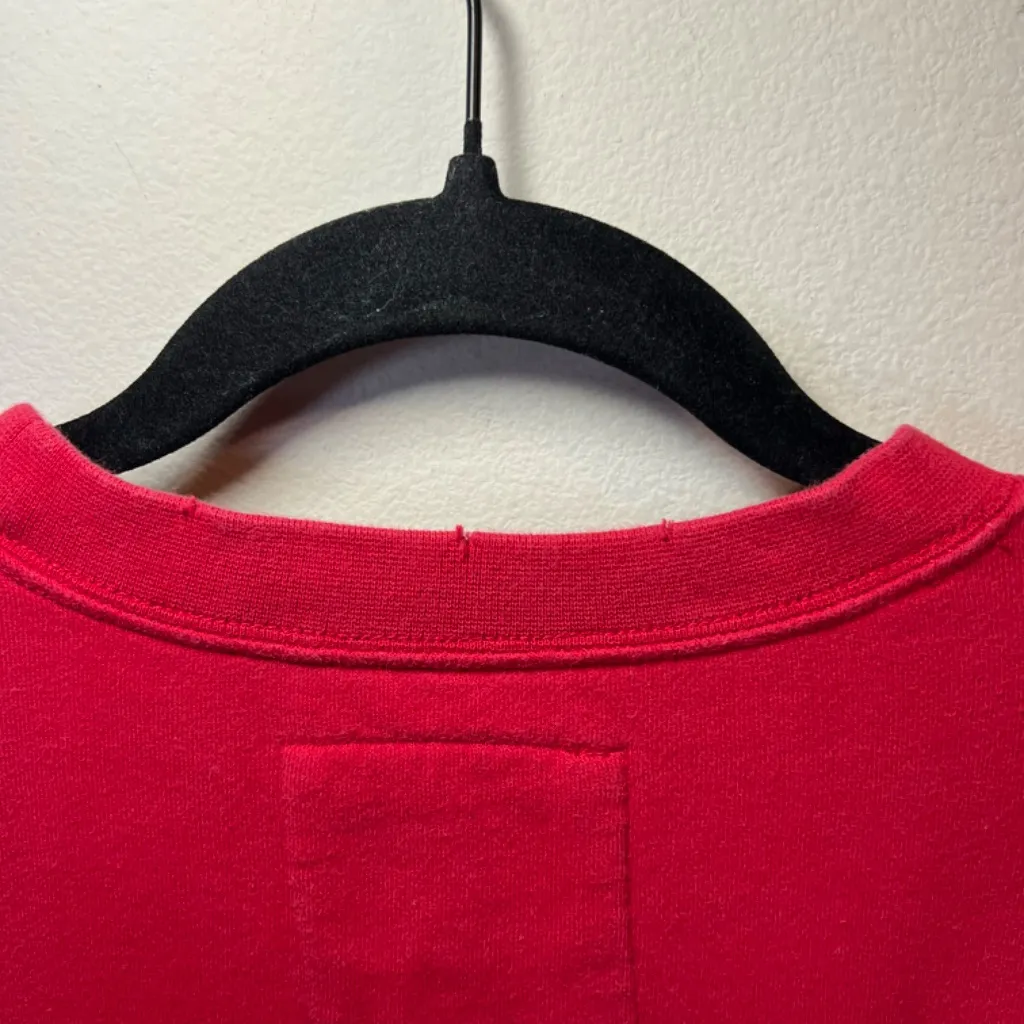 American Eagle Ski Team Crew Neck Sweatshirt Red Pullover Oversized Womens Large - Image 10