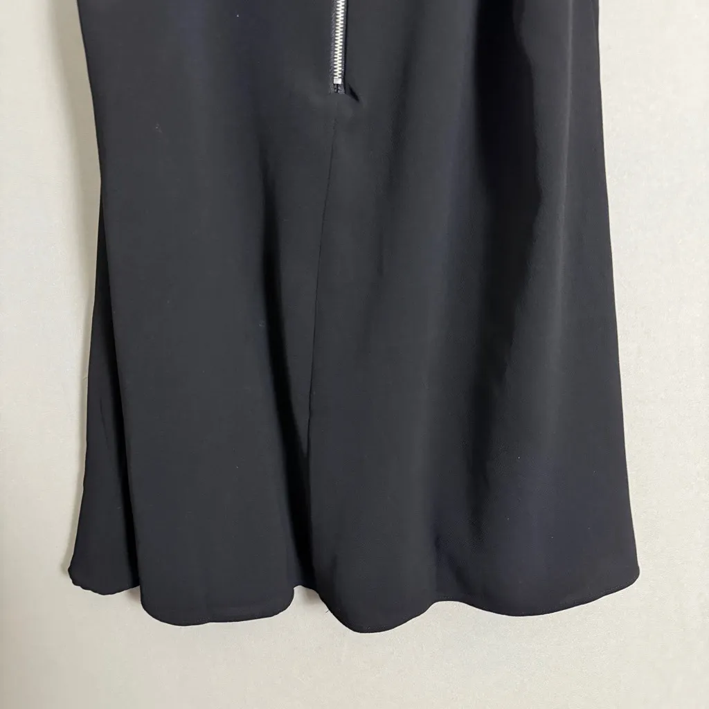 Bishop + Young sz M black white‎ shift halter mini dress - Image 8