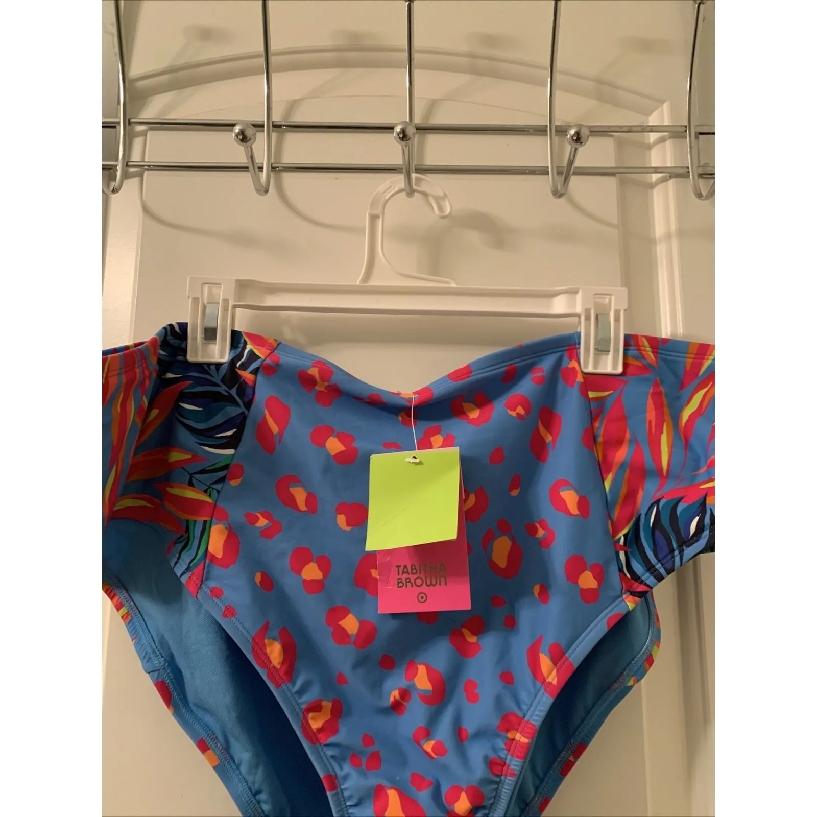 Tabitha Brown Women's Tropical Leopard Print Swim Bikini Bottom Size 3X - Image 11