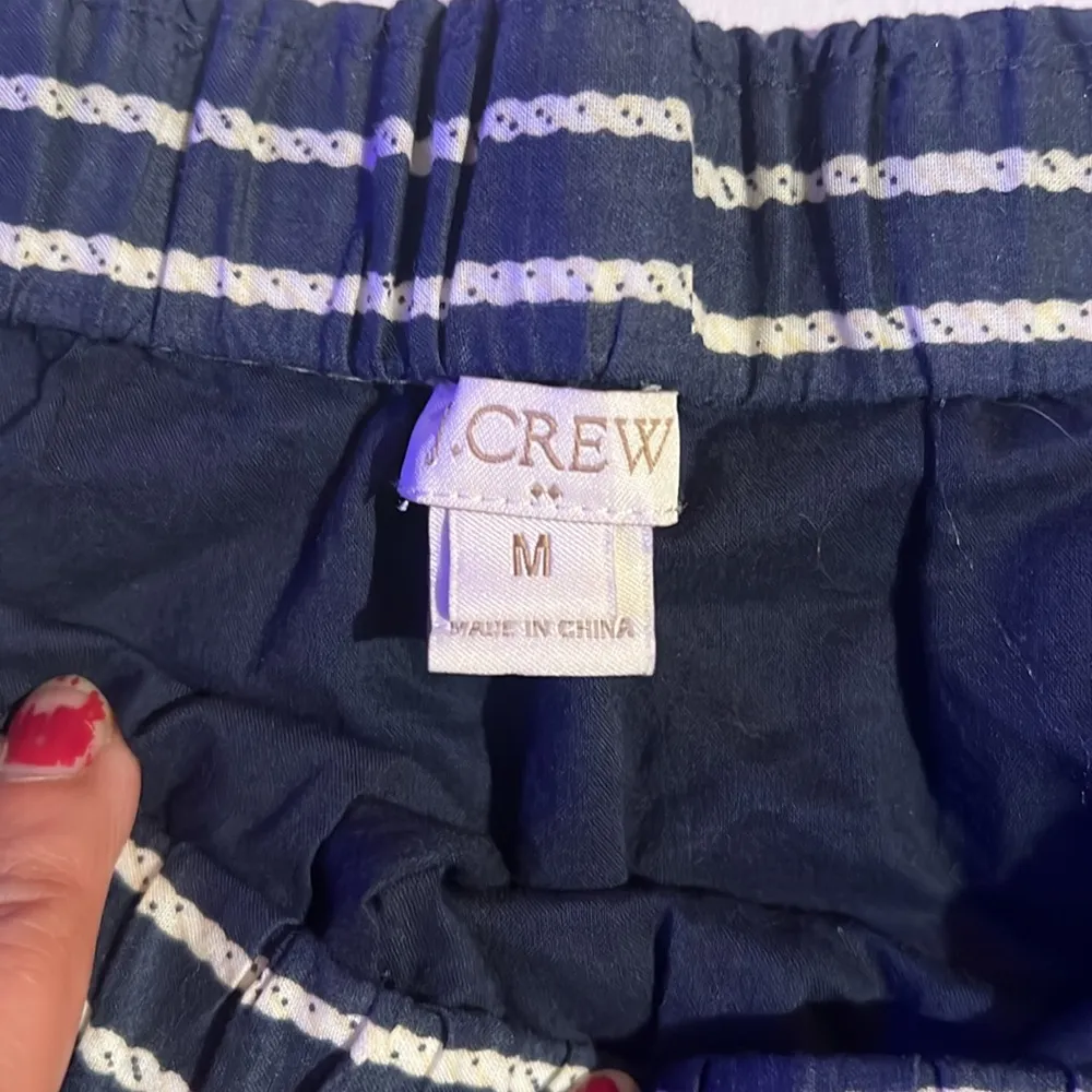 J. Crew Blue and White mini shirt - Image 2