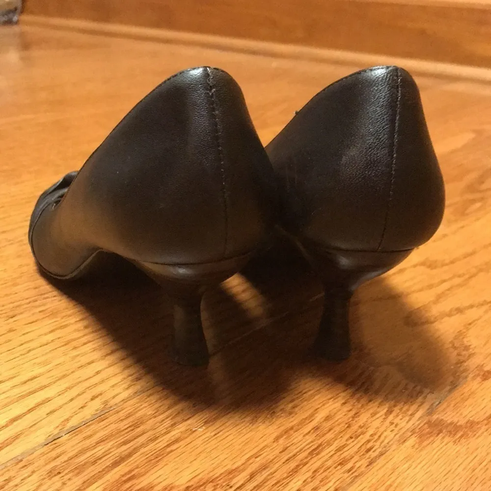 Rsvp dark brown round toe pumps - Image 3