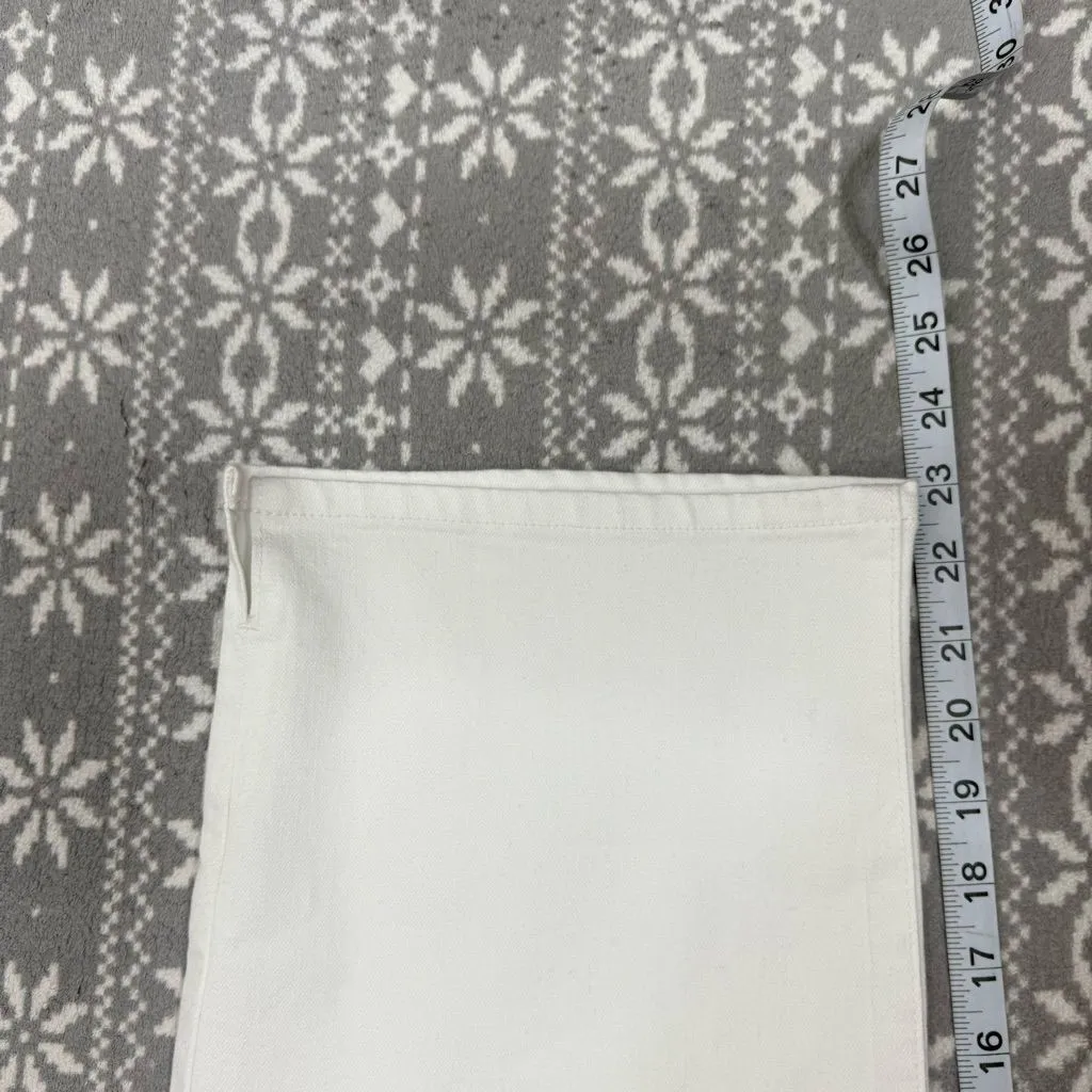 NWT NYDJ Capris with Double Snap Side Slits Jean Optic‎ White Size 22W - Image 11