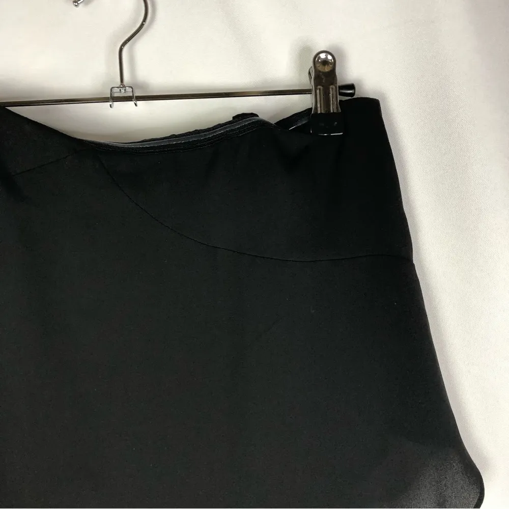 Express Black Asymmetrical Strapless Tank Top XS - Image 3