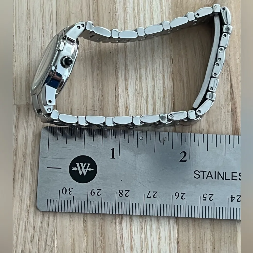 Bulova Marine Star Ladies Watch Genuine Diamonds Pink Dial Stainless Bracelet - Image 13