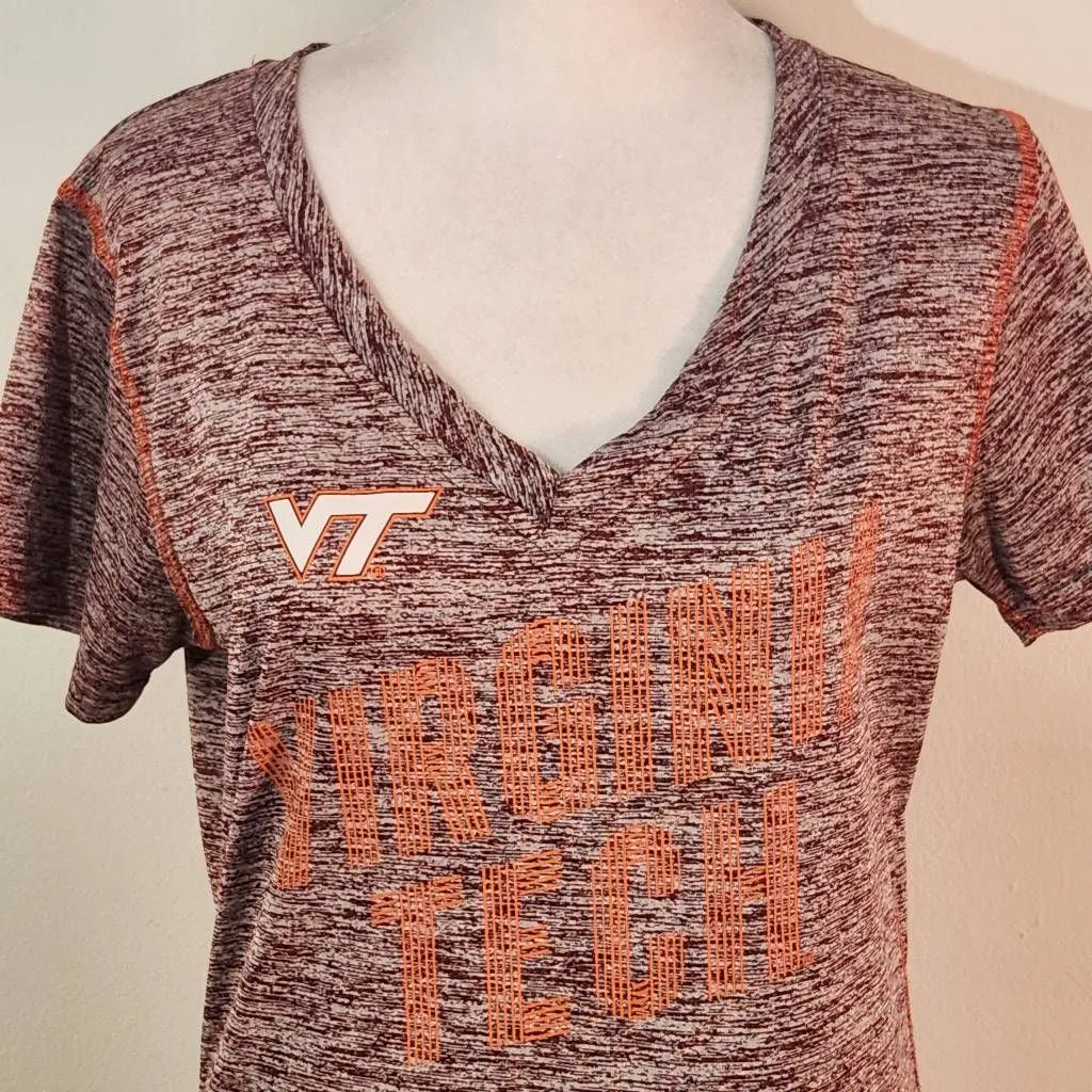 Russell Athletic Virginia Tech Short Sleeve Tee Size Medium Hokies T-Shirt - Image 2
