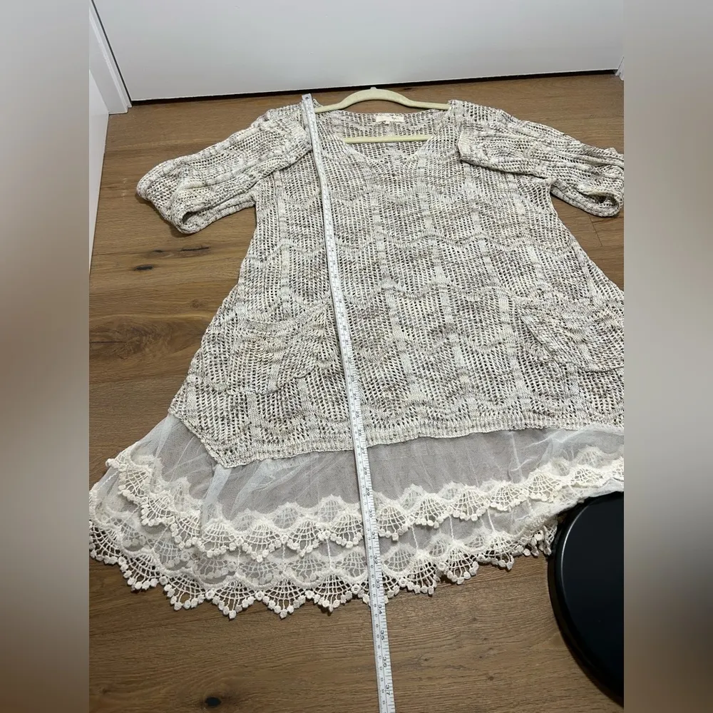 XL Anthropologie sweater dress tunic, women’s XL  by Anthro sweater - Image 8