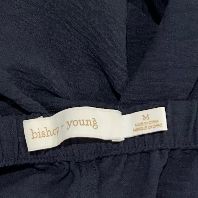 Bishop + Young NWT Serafina Drawstring Pant Medium Navy Blue - Image 7