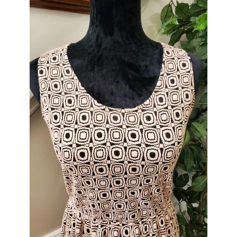 Whisper Women's Cream Polyester Round Neck Sleeveless Knee Length Dress Size L Size L - Image 5