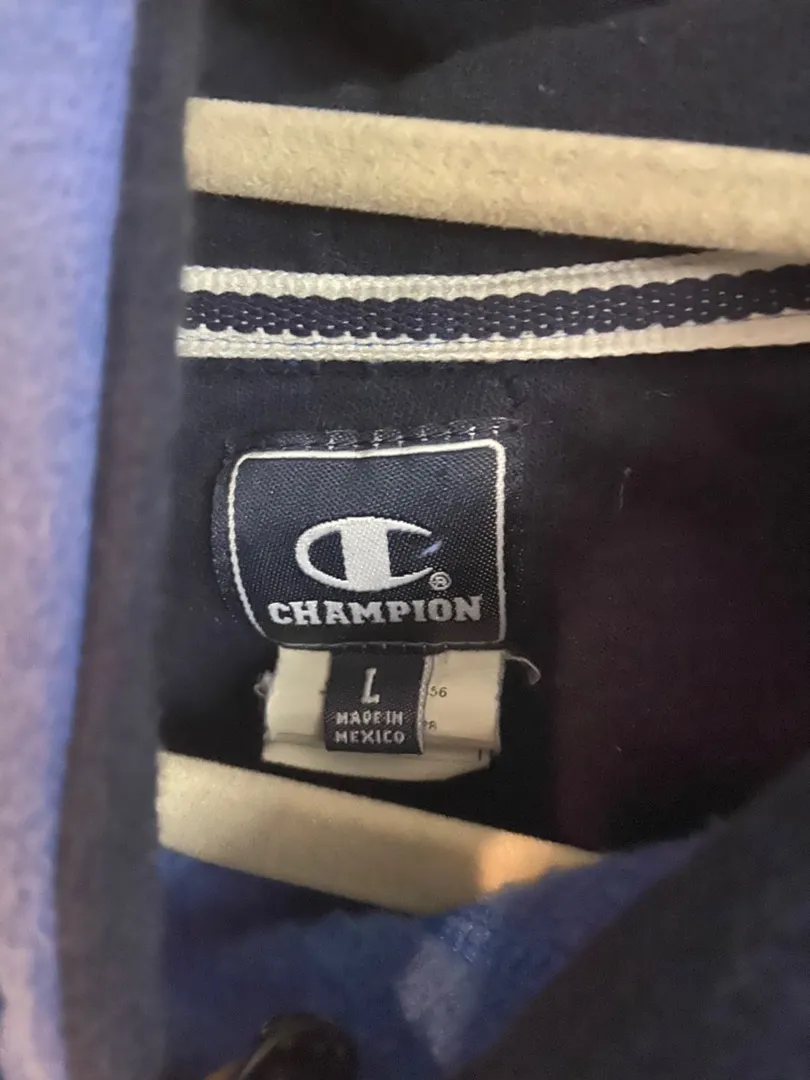 Champion Blue Hoodie - Image 2