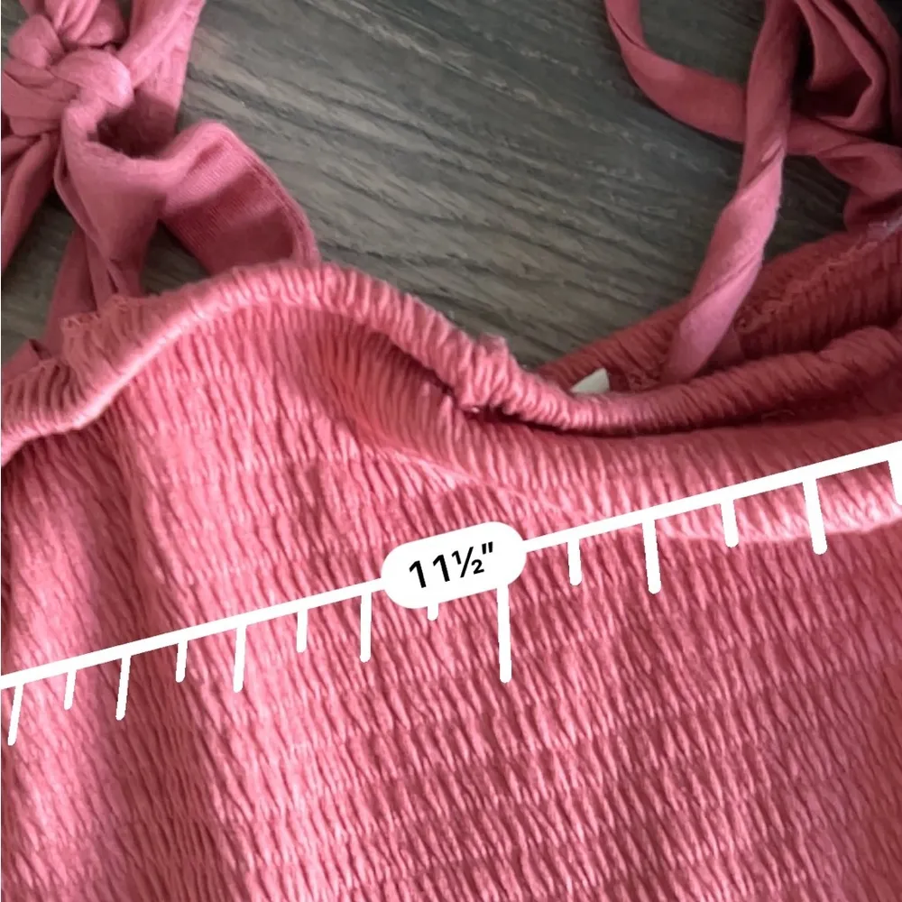 See you Monday burnt orange smocked romper - Image 4