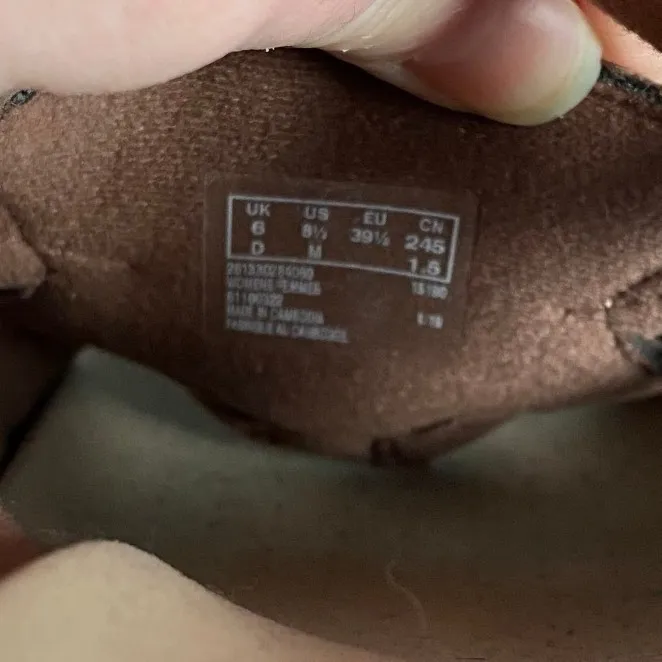 Vintage Leather Floral Star Brown Wedge Sandals 8.5 Y2K 90s Bohemian Festival - Image 7