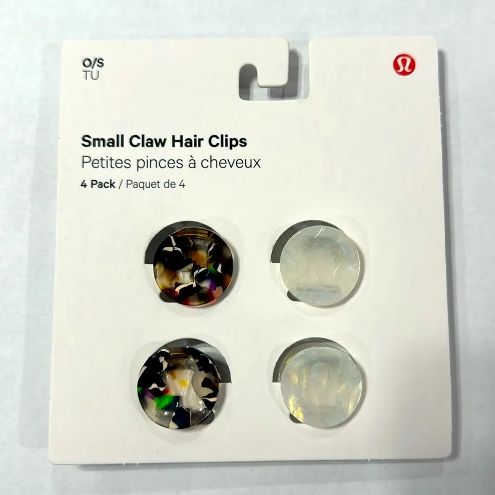 LULULEMON 4- PC SMALL Claw Hair ClipS - Image 2