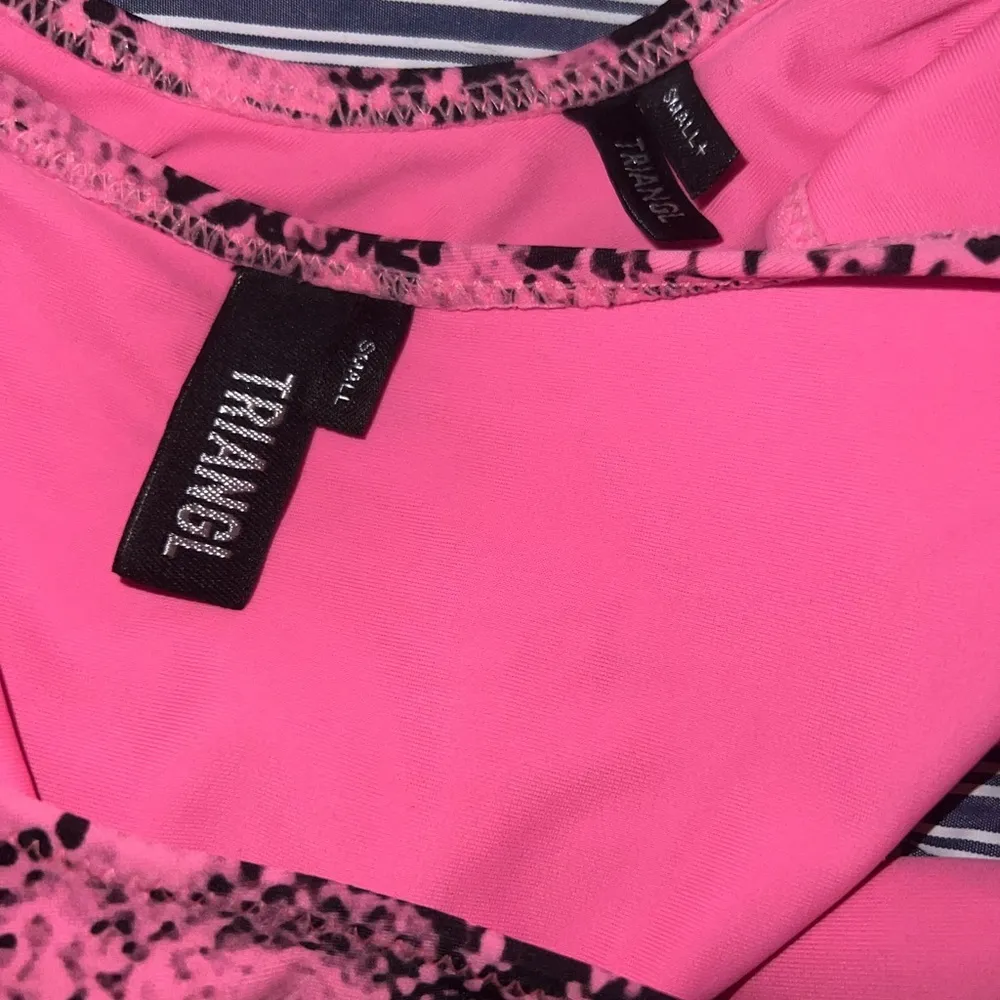 TRIANGL Pink and Black Snake Skin Bikini Size Small - Image 5