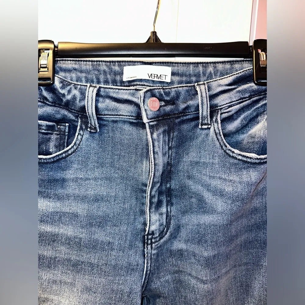 NWOT Super High Rise Slim Straight Crop Jeans from Vervet by Flying Monkey - Image 8