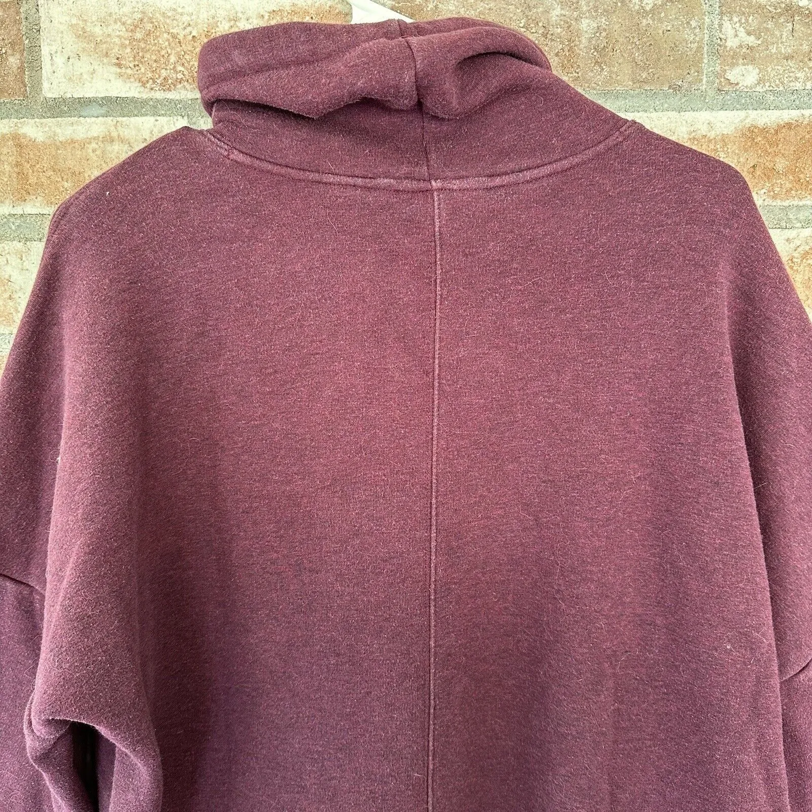 Athleta Cozy Karma Funnel Neck Sweatshirt Purple Medium - Image 10