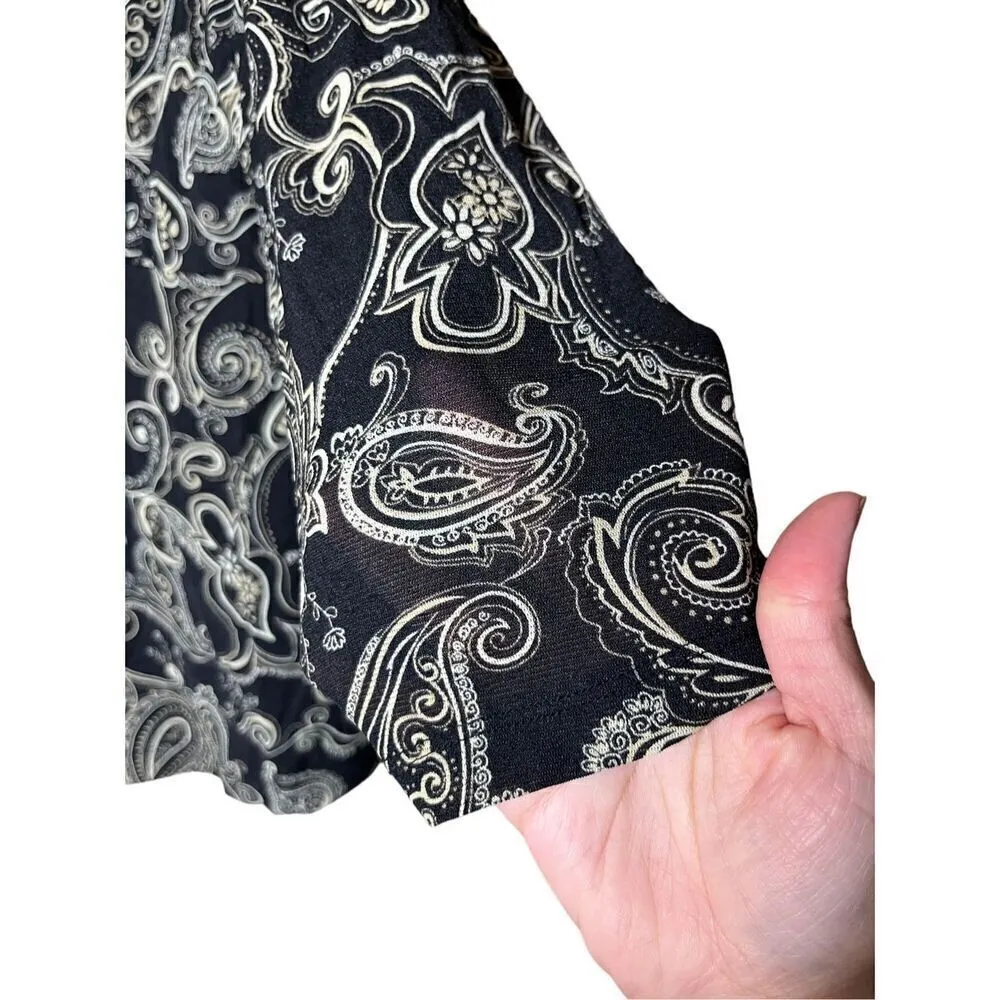 Vintage Apostrophe Y2K Whimsy Goth Top Size Large - Image 5