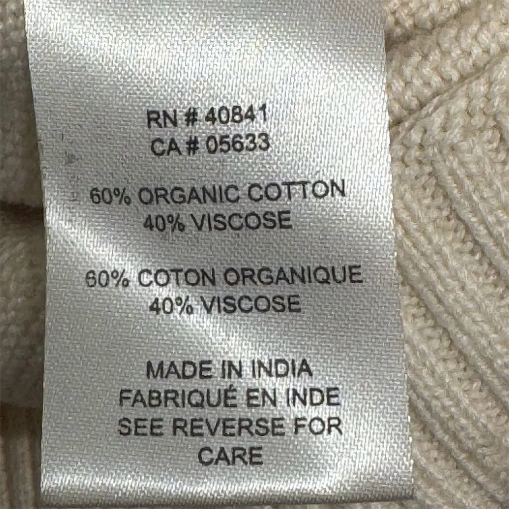 Old Ranch Fair Isle Yoke Sweater L Organic Cotton Cabincore AprèsSki Nordic Knit Red Size L - Image 8