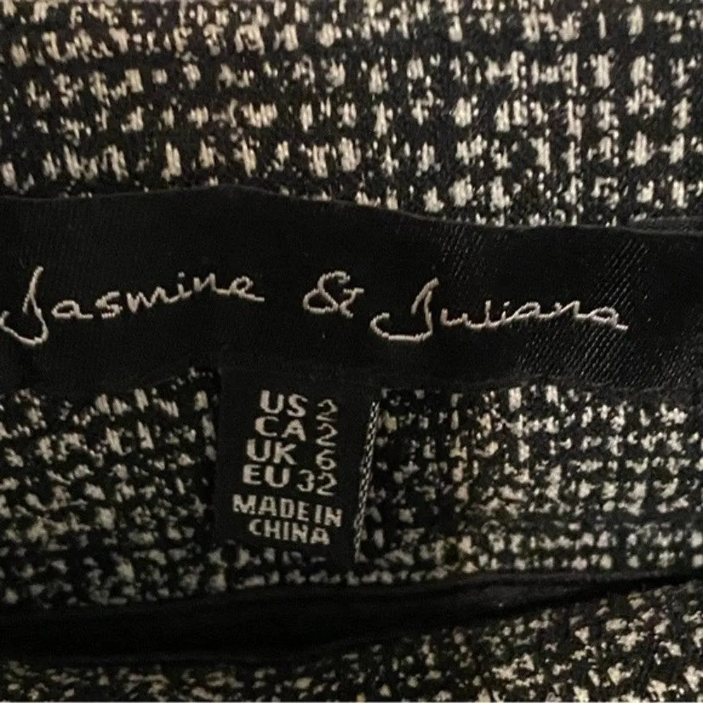 Tweed Black and white pencil skirt - Image 4